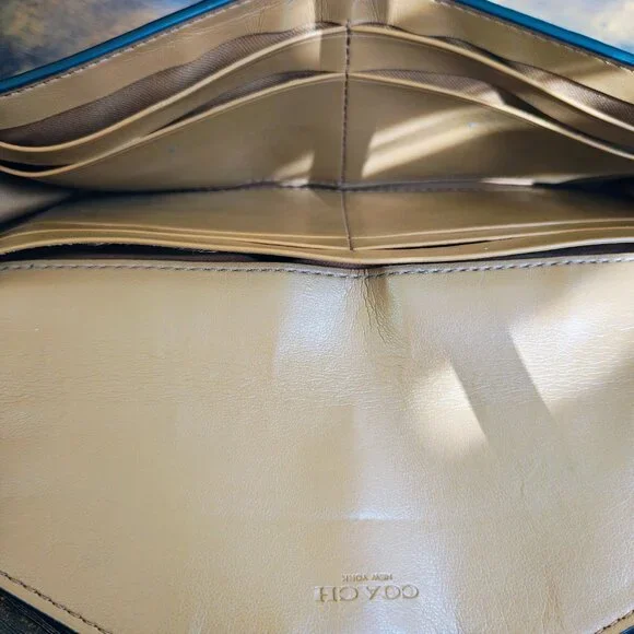 COACH Signature Color Block Slim Wallet - Picture 3 of 11